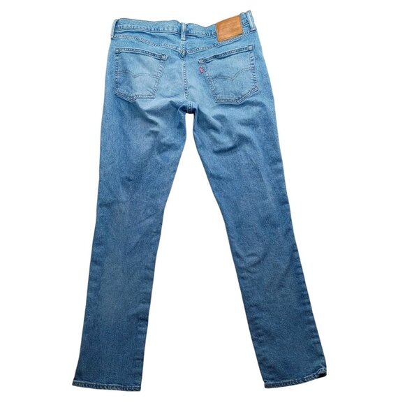 Levis 511 Jeans Mens 36x34 Blue Premium Denim Slim Fit Tapered Leg San Francisco - Picture 1 of 7